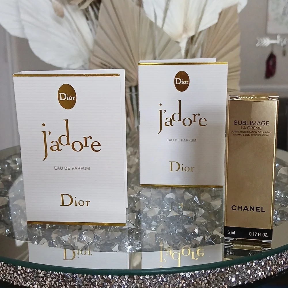 New 2 Dior J'adore Eau de Parfum and 1 Chanel Sublimage cream - Picture 16 of 17